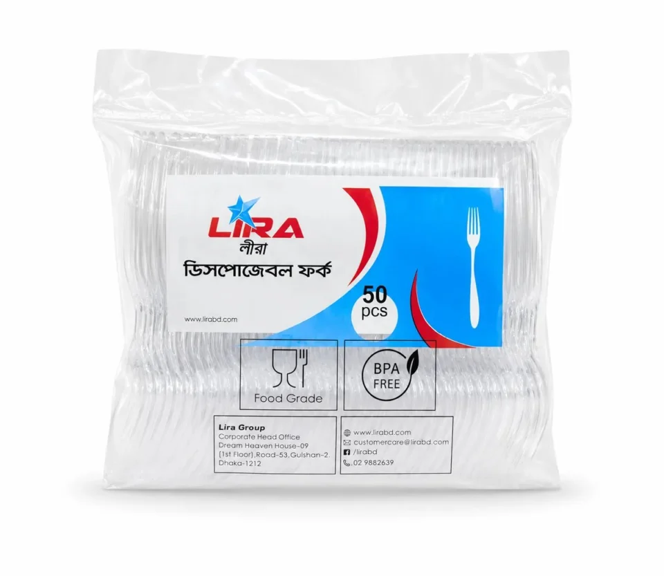 Lira Disposable Fork - 50 Pcs