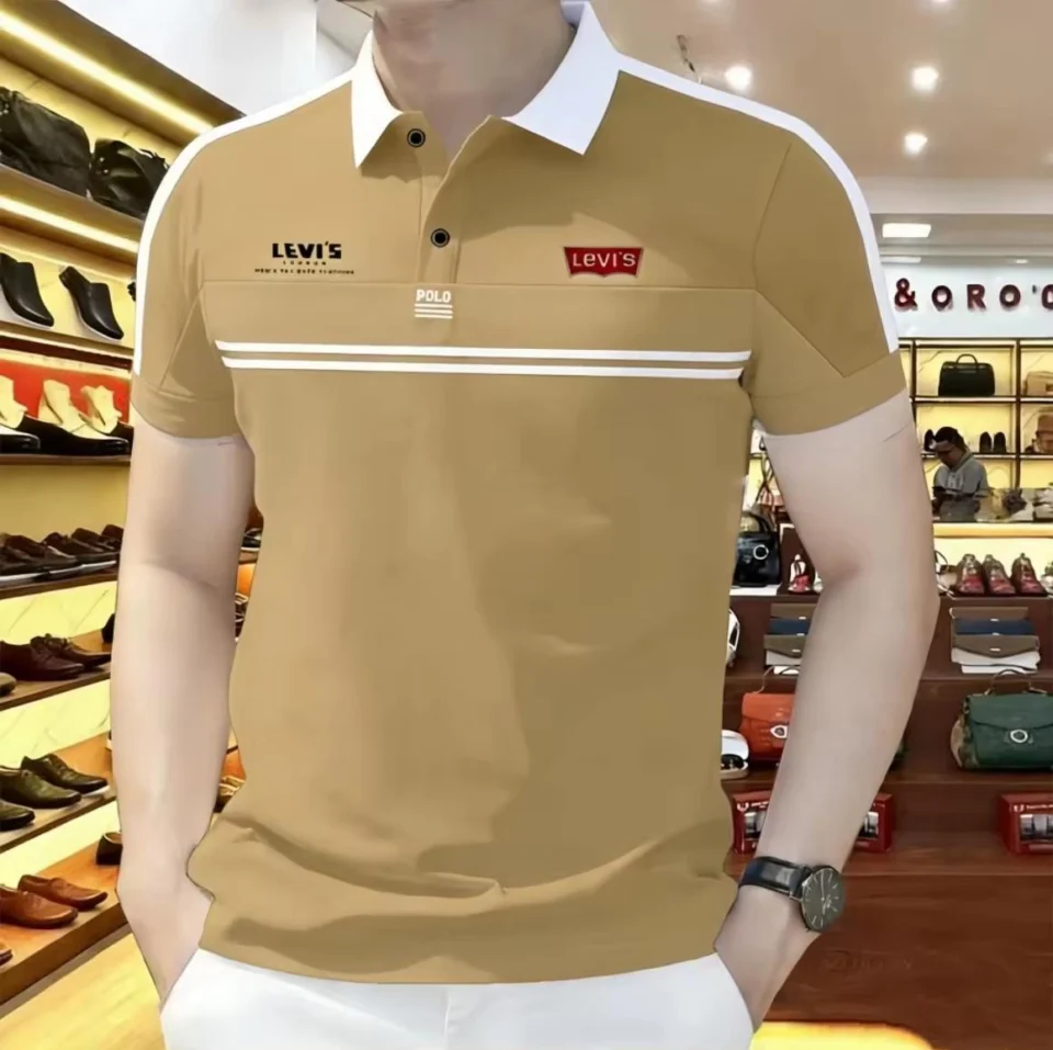 Polo t-shirt (সাদা কলার ও স্ট্রাইপ)