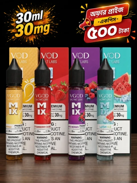 VGOD Mix Series SaltNic E-Liquid (30ml / 30mg)