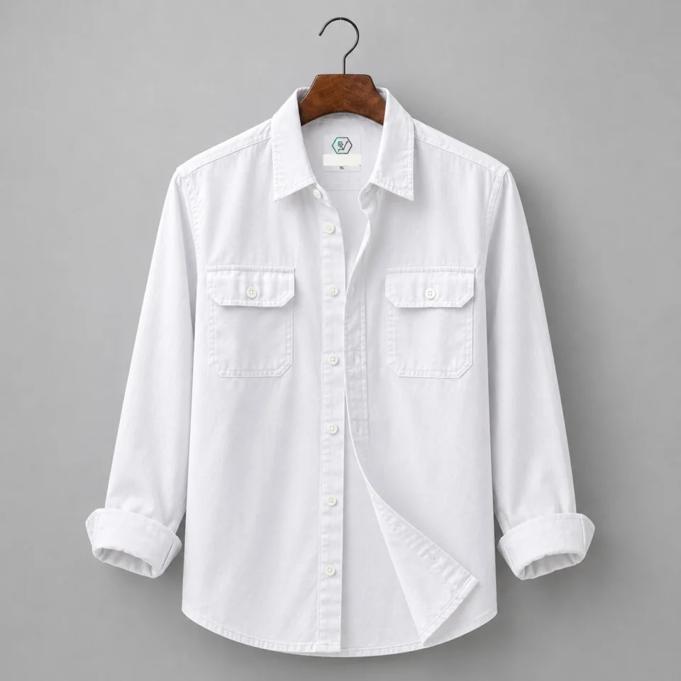 Double Pocket Oxford Cotton Shirt